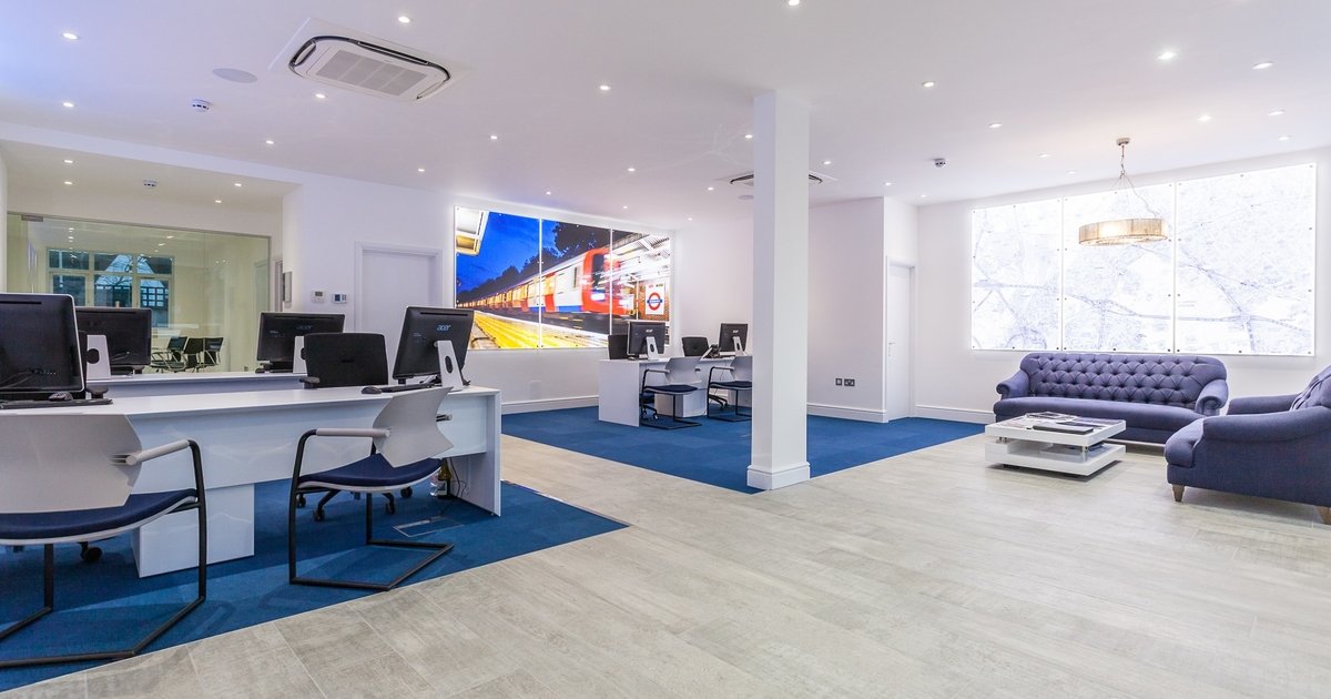 Estate agents office interior design & refurbishment Coopers, Ickenham