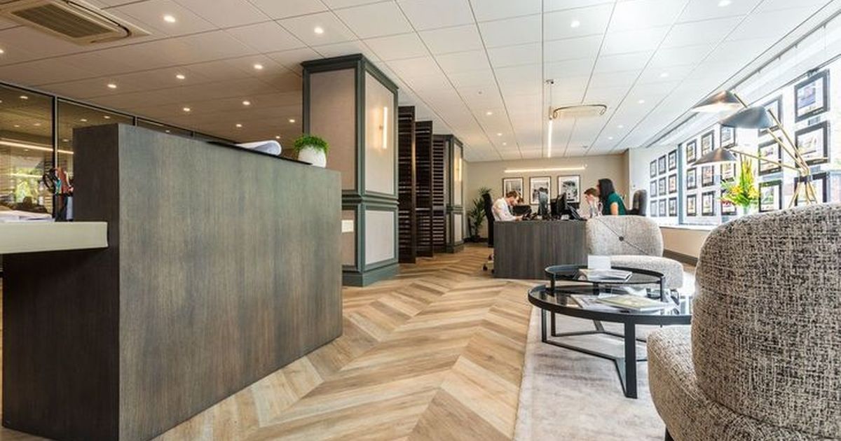 Estate agents office interior design & refurbishment Fine & Country